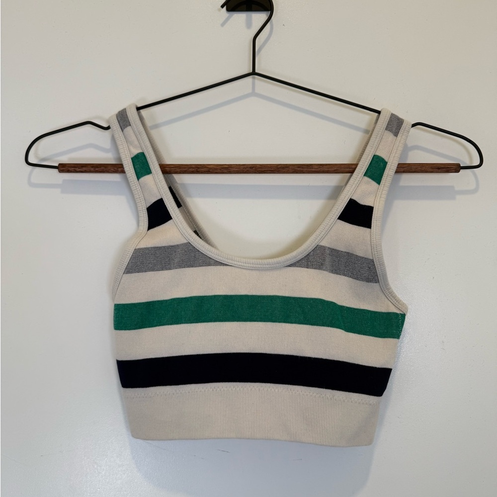 Aerie Multicolor Loungewear Striped Bralette, Sports Bra, Crop Top